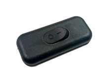 Dvoupólový kolébkový vypínač DS-5, 250V/2,5A, černý