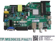 LCD modul základní deska Sencor SLE2468TCS TP.MS3663S.PA671