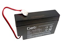 Geti 12V 0,8Ah Olověný Akumulátor s Kabelem