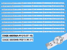 LED podsvit sada pro Samsung 55" - 10 pásků BN96-28772A + BN96-28773A