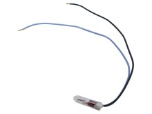 Doutnavka 230V s kabely bez krytky