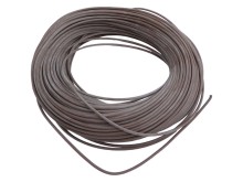 Kabel CSA 1,5 mm s silikonovou izolací - hnědý
