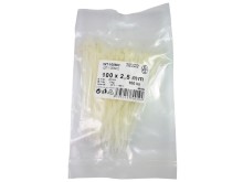 Stahovací pásek 100mm bílý, balení 100ks