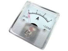 Analogové panelové měřidlo 3A DC 45x45mm s bočníkem