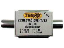 DVB-T / DVB-T2 Anténní Zesilovač 20dB TEROZ č.434 IEC