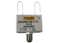 Anténní zesilovač DVB-T / DVB-T2 20dB TEROZ č.434 F