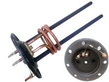 Smaltová příruba s topným tělesem EOV1 2000 W 8 otvorů