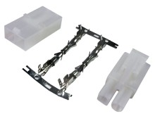 Napájecí konektor Tamiya 2 piny 6,2mm - pár