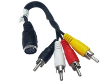 DIN Kabel 5pin (samice) na 4xCINCH (samec) 0,2m