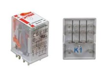 Relé 24V 4PDT 6A R4N-2014-23-5024-WTL