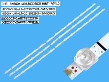 LED podsvit 914mm sada pro LCD TV Hisense - 3 kusy