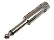 Kovový mono JACK konektor 6,3 mm REAN NYS201