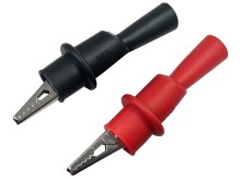 Měřicí krokodýlek 6 cm - černý a červený