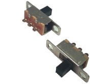 Posuvný přepínač SPDT s pájecími očky, 19,5x5,8mm