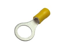 Krimpovací očko M10 pro kabel - žluté