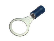 Krimpovací očko M10 na kabel - modré