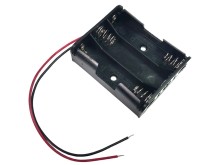 Pouzdro na baterie 3x AA s vývodem vodiče