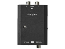 Digitální audio převodník ACON2508BK: 1x Toslink / SPDIF na 2x RCA
