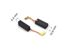 Náhradní uhlíky Makita 6.4 x 10.9 x 24.7 mm, sada 2 ks, modely CB350 a další