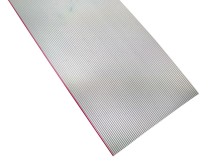 Ploché vícežilové kabely 64x28AWG, Cu, šedé, nestíněné