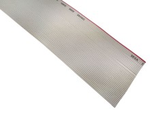 Ploché vícežilové kabely 40x28AWG, šedé, Cu, nestíněné