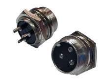 Mikrofonní DIN konektor panelový samec 3 pin NCG-3 PM