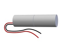 Akumulátor 2,4V 4500mAh D pro nouzová světla s kabelem bez konektoru
