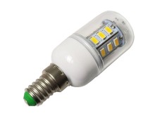 LED žárovka E14 10W 12V-85V teplá bílá