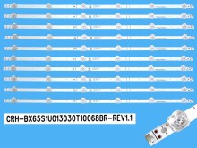 Sada LED podsvícení 612mm pro LCD TV Hisense - 10 kusů