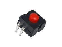 Mikrospínač KAN s aretací červený