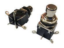 Nožní spínač PBS-24-202 s aretací, 250V / 2A, 2x přepínací kontakt