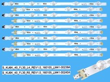 LED podsvit sada Samsung 40" DLED TOTAL ARRAY BN96-39655A + BN96-39656A