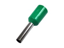 Izolovaná krimpovací dutinka 1,5 mm² - zelená, balení 10 ks