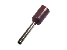 Izolovaná krimpovací dutinka 0,5 mm² - hnědá, 10 ks