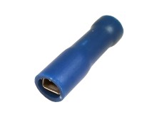 Faston Konektor 2.8mm Krimpovací s Modrou Izolací - Zásuvka