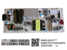 LCD Zdrojový Modul TCL 30805-000317 - SMPS Power Supply Board 40-L12EW4-PWB1ZG