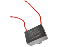 Rozběhový kondenzátor 10uF / 450V CBB61 s lankovými vývody