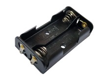 Pouzdro na baterie 2x AA s pájecími očky