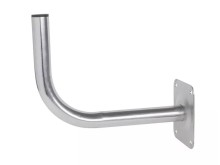 Držák antény na zeď 50 cm s plotnou 140 x 120 mm - galvanický zinek