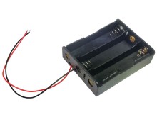 Pouzdro na baterie 3x 18650 s vývodem vodiče