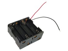 Pouzdro na baterie 8x AA s vývodem vodiče