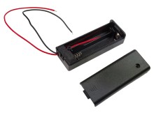 Pouzdro na baterie 1x AA s vypínačem a vývodem vodiče