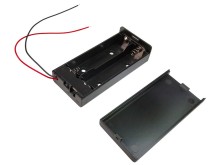 Pouzdro na baterie 2x 18650 s vypínačem a vývodem