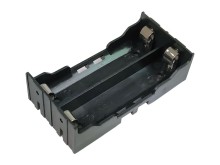 Pouzdro na baterie 2x 18650 s vývody pro plošný spoj