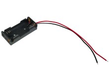 Pouzdro na baterie 2x AAA s vývodem vodiče