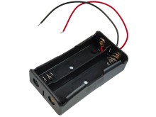 Pouzdro na baterie 2x 18650 s vývodem vodiče