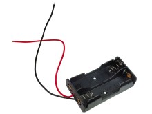 Pouzdro na baterie 2x AA s vývodem vodiče