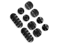 SWISSTEN klipy na kabely - set 10 ks