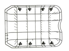 Spodní koš do myčky Amica, Candy, Whirlpool - 1063708, 12976000001374