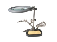 Třetí ruka TIPA ZD-10MB s lupou a LED osvětlením